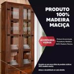 Cristaleira-Rustica-Madeira-Macica-2-Portas-Vidro-1-Gaveta-Imbuia-Classic-Shop-JM-06