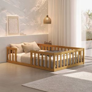 Cama Casal Montessoriana 144 x 197 Nogueira Nemargi