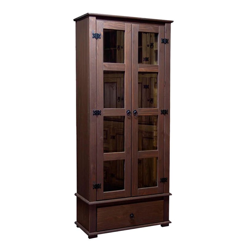 Cristaleira-de-Madeira-Macica-Rustica-2-Portas-Imbuia-Shop-JM-01