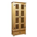 Cristaleira-de-Madeira-Macica-Rustica-2-Portas-Mel-Shop-JM-01