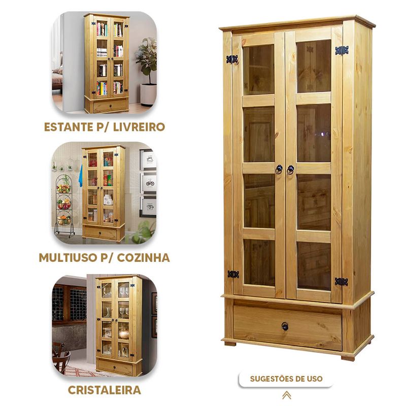 Cristaleira-de-Madeira-Macica-Rustica-2-Portas-Mel-Shop-JM-07