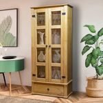 Cristaleira-de-Madeira-Macica-Rustica-2-Portas-Mel-Shop-JM-08