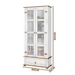 Cristaleira-Rustica-Madeira-Macica-2-Portas-Vidro-Branco-Garapa-D106-Denk-04