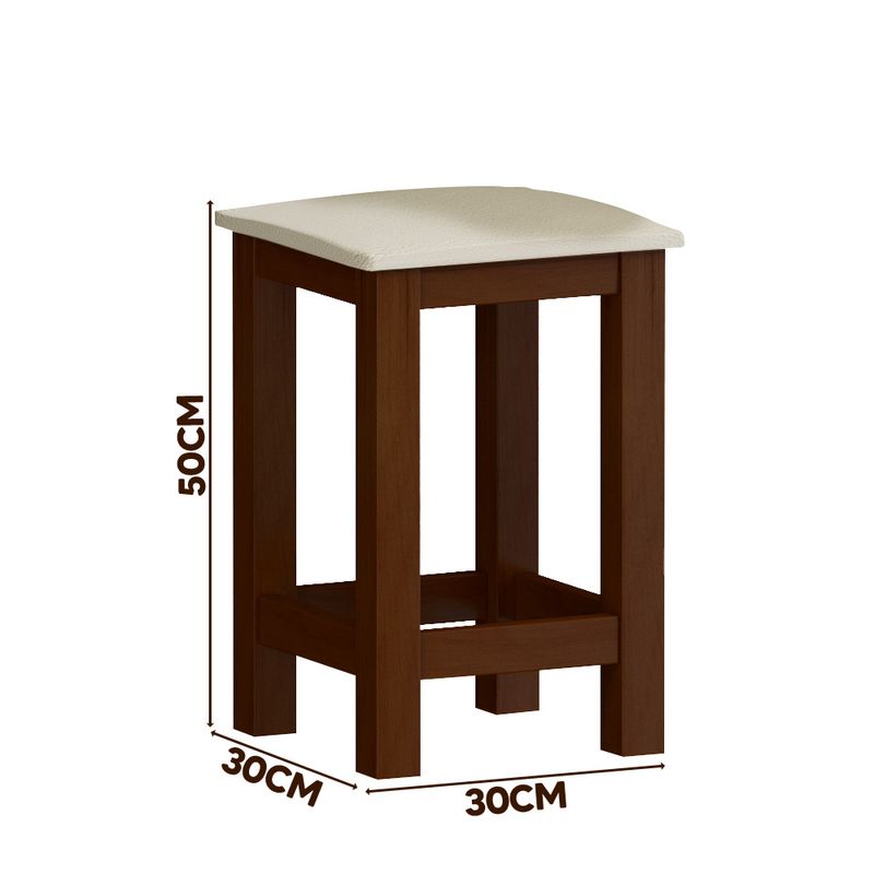 Banquinho-De-Madeira-Macica-Baixa-Castanho-Assento-Estofado-Material-Sintetico-Bege-Nemargi-04