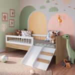 Cama-Infantil-Montessoriana-Solteiro-Aveiro-Oak-Branco-01