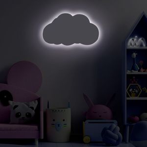 Luminária Nuvem Para Quarto Infantil Branca Divaloto