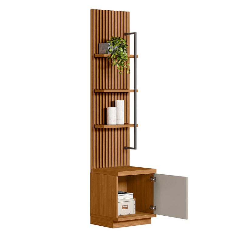 Estante-Multiuso-Ripada-3-Prateleiras-1-Porta-Nature-Off-White-Ouro-Preto-Linea-Brasil-02