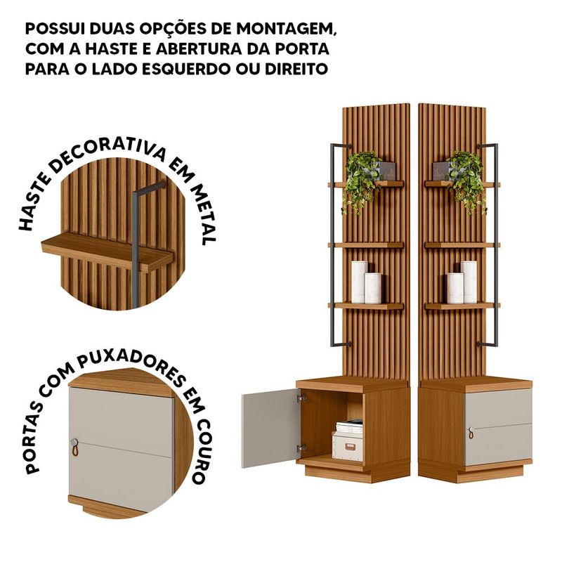 Estante-Multiuso-Ripada-3-Prateleiras-1-Porta-Nature-Off-White-Ouro-Preto-Linea-Brasil-03