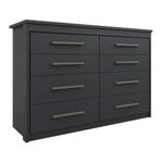 Comoda-Casal-Grande-8-Gavetas-Preto-Fosco-Gimel-Shop-Jm-03
