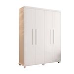 Guarda-Roupa-Solteiro-100-MDF-4-Portas-Branco-Viena-Fenix-03
