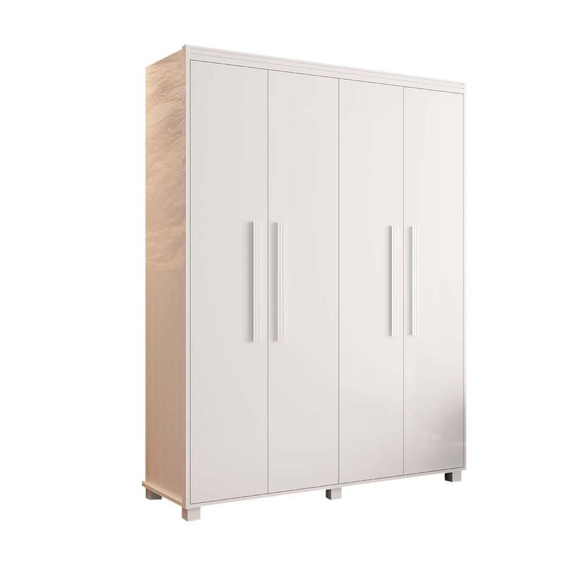 Guarda-Roupa-Solteiro-100-MDF-4-Portas-Branco-Viena-Fenix-03