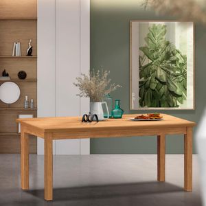 Mesa De Jantar Para 8 Lugares Madeira Maciça Nogueira Solace Shop JM