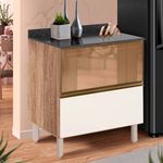 Balcao-Para-Cozinha-Com-Gaveta-Basculante-Vidro-Reflecta-E-Tampo-100-MDF-Carvalho-Rustico-Off-White-Cetim-Kali-Nicioli-01