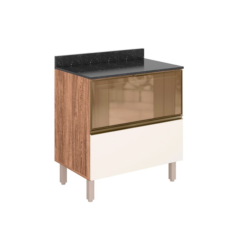 Balcao-Para-Cozinha-Com-Gaveta-Basculante-Vidro-Reflecta-E-Tampo-100-MDF-Carvalho-Rustico-Off-White-Cetim-Kali-Nicioli-02