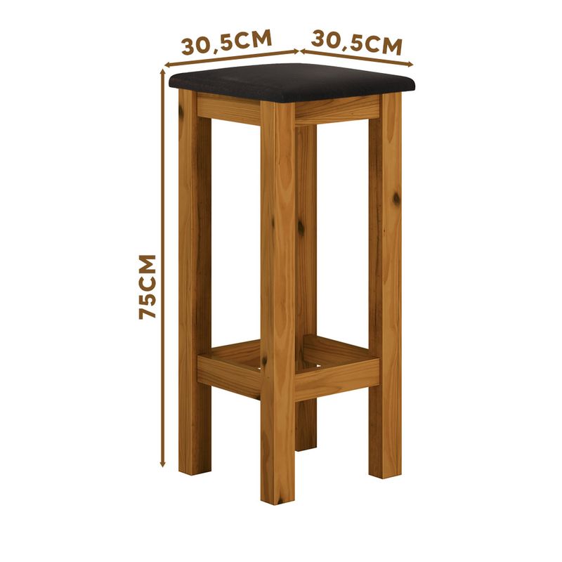 Banqueta-De-Madeira-Macica-Alta-Mel-Assento-Estofado-Material-Sintetico-Preto-Nemargi-04