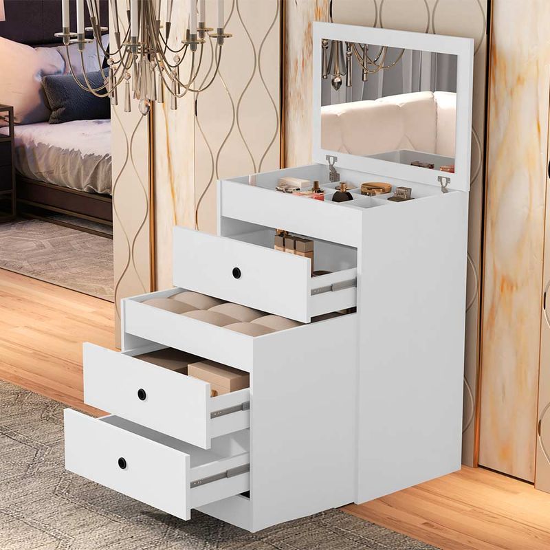 Comoda-Com-Penteadeira-Embutida-E-Banqueta-Branco-Olivia-Basoto-01