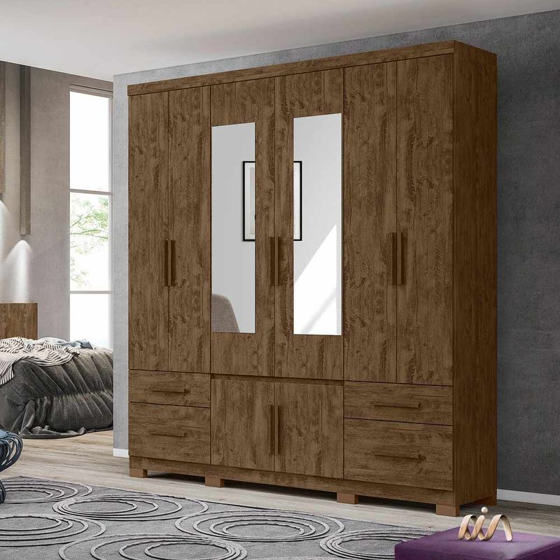 Guarda-Roupa-8-Portas-Com-Espelho-Castanho-Porto-Plus-Moval-201M-01