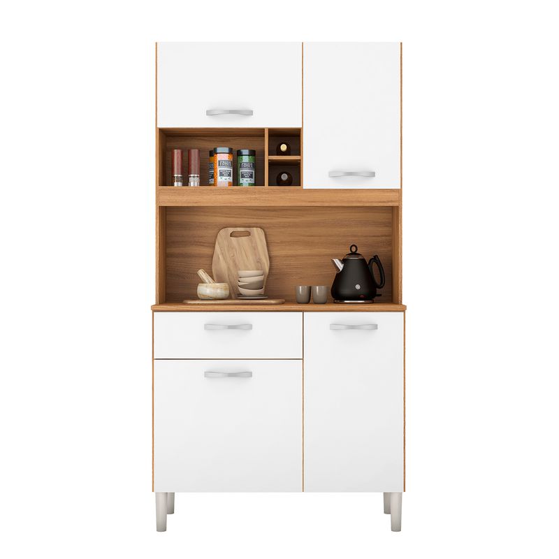 Armario-Para-Cozinha-Pequena-4-Portas-1-Gaveta-91-cm-Amendola-Branco-Mauro-JM-Moveis-02
