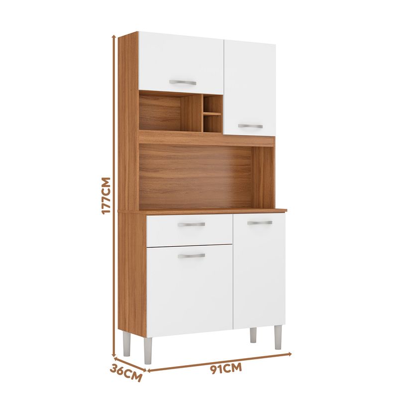 Armario-Para-Cozinha-Pequena-4-Portas-1-Gaveta-91-cm-Amendola-Branco-Mauro-JM-Moveis-04