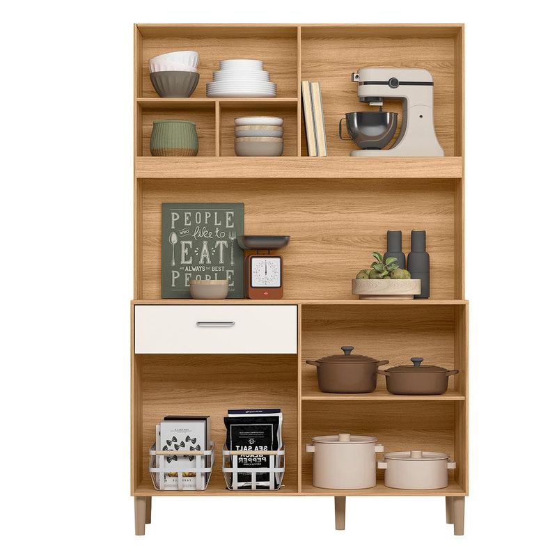 Armario-Para-Cozinha-Pequena-6-Portas-1-Gaveta-120-cm-Freijo-Off-White-Cristal-Erva-Doce-Nicioli-03