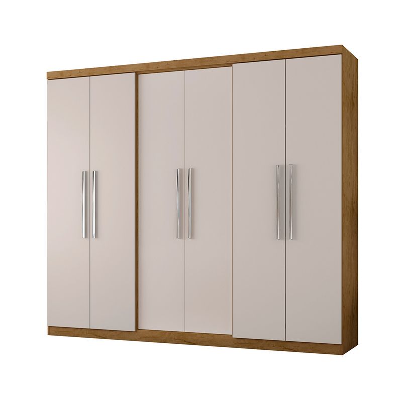 Guarda-Roupa-6-Portas-Casal-4-Gavetas-Freijo-Baunilha-600096-Araplac-02