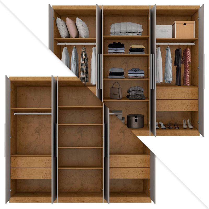 Guarda-Roupa-6-Portas-Casal-4-Gavetas-Freijo-Baunilha-600096-Araplac-03
