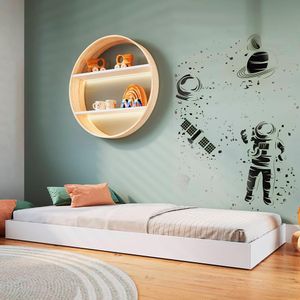 Cama Auxiliar Solteiro Com Rodízios Branco Yuma Art In Móveis