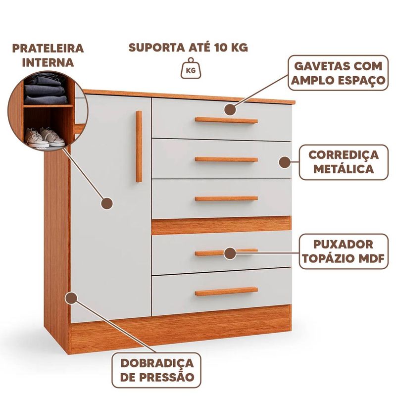 Comoda-Grande-1-Porta-5-Gavetas-90cm-Freijo-Off-White-Pepper-Shop-Jm-02