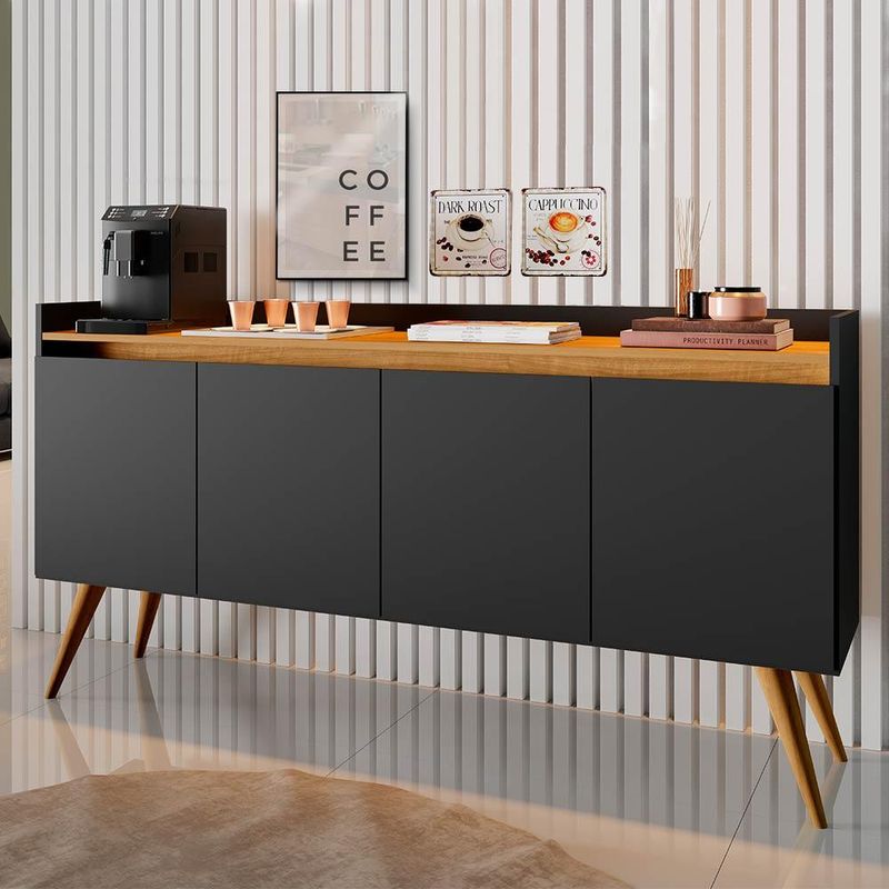 Aparador-Buffet-4-Portas-Preto-Mel-Gold-02
