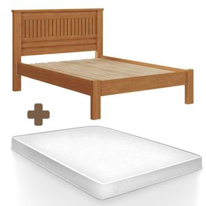 Cama Casal Com Colchão 138x188 Deper Shop Jm