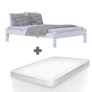 Cama Turca Com Colchão Casal Madeira Maciça Nemargi