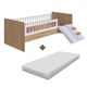 Cama Com Escorregador E Colchão Solteiro Affetto Shop JM-1741281310093