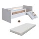 Cama Com Escorregador E Colchão Solteiro Affetto Shop JM-1741282437018