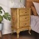 Mesa De Cabeceira Grande 3 Gavetas Madeira Maciça D801 Shop JM-1742395103376