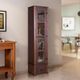 Cristaleira Torre Alta 01 Porta Vidro Madeira Maciça D151 Shop JM-1742567660065