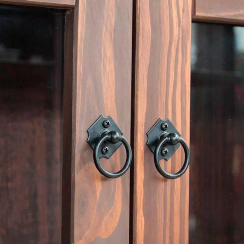 Cristaleira-Rustica-Madeira-Macica-2-Portas-Vidro-Lateral-Imbuia-D113VL-Denk-08