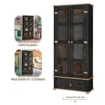 Cristaleira-Rustica-Madeira-Macica-2-Portas-Vidro-Preto-Garapa-D106-Denk-06