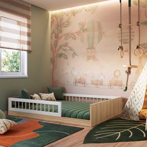 Cama De Chão Infantil Casal 145 x 194 cm