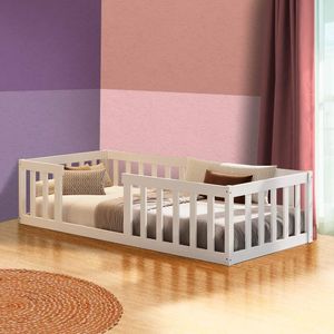Cama Solteiro Montessoriana 94 x 197 Nemargi Branco
